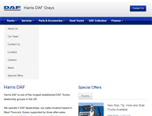 Tablet Screenshot of harrisdaf.com